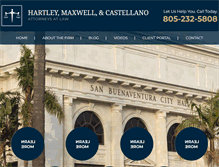 Tablet Screenshot of carlahartleylaw.com